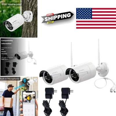 Câmera de segurança residencial de alta definição 2K 3MP com controle de voz e visão noturna - Imagem 1 de 4