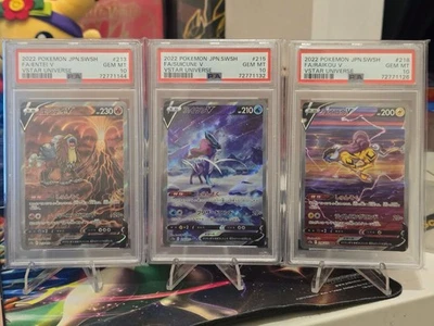 Pokemon PSA 10 SET Entei Suicune Raikou 213 215 218 VSTAR Universe US SELLER - Image 1 of 2