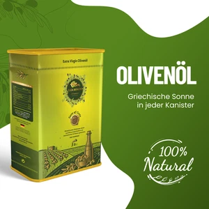 Elea Minon Olivenöl aus Kreta Griechisch Kaltgepresstes Extra Natives NATUR 3 L - Bild 1 von 14
