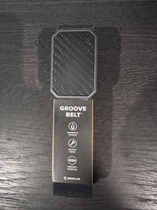Groove Life Black Web Belt with Carbon Fiber Buckle. Size XL. - Picture 1 of 5