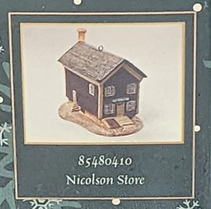 Colonial Williamsburg Lang & Wise NICOLSON STORE Ornament versiegelt in Box - Bild 1 von 4