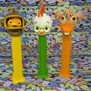 PEZ Chicken Little set di 3 dispenser - set da collezione ritirato - Foto 1 di 1
