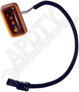 APDTY 159847 Rear Fender Side Marker Light Lamp Assembly, Amber - Picture 1 of 4