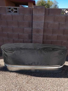 Stock Tank Cover Oval Pool Cover for Above Ground Pool Cover with Drawstring - Foto 1 di 15