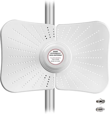 Antenna 5G 4G LTE Esterna Doppia Polarizzazione, Wifi 600-6000Mhz Guadagno Fino  - Immagine 1 di 4