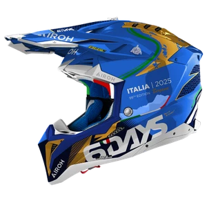 CASCO AIROH AVIATOR 3 SIX DAYS ITALIA 2025 LIMITED EDITION FIM OFFROAD TAGLIA S - Imagen 1 de 5