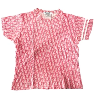 DIOR Pink Trotter T-Shirt Size USA 12 - Picture 1 of 12