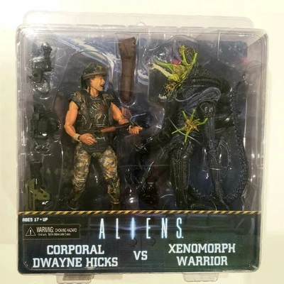 👽 NECA Aliens CORPORAL DWAYNE HICKS XENOMORPH WARRIOR Deluxe Paquete de 2 LEER Foto 1 de 2