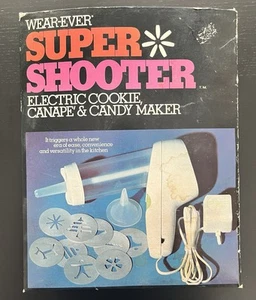 VTG Wear-Ever 70001 Super Shooter Electric Cookie Canape Candy Maker COMPLETE - Picture 1 of 8