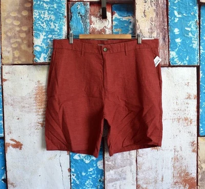 Pantalones Cortos Para Hombre Old Navy Rotation Chino Mezcla de Lino 8 Entrepiernas TALLA 38 Brillo Ámbar NUEVO Foto 1 de 4