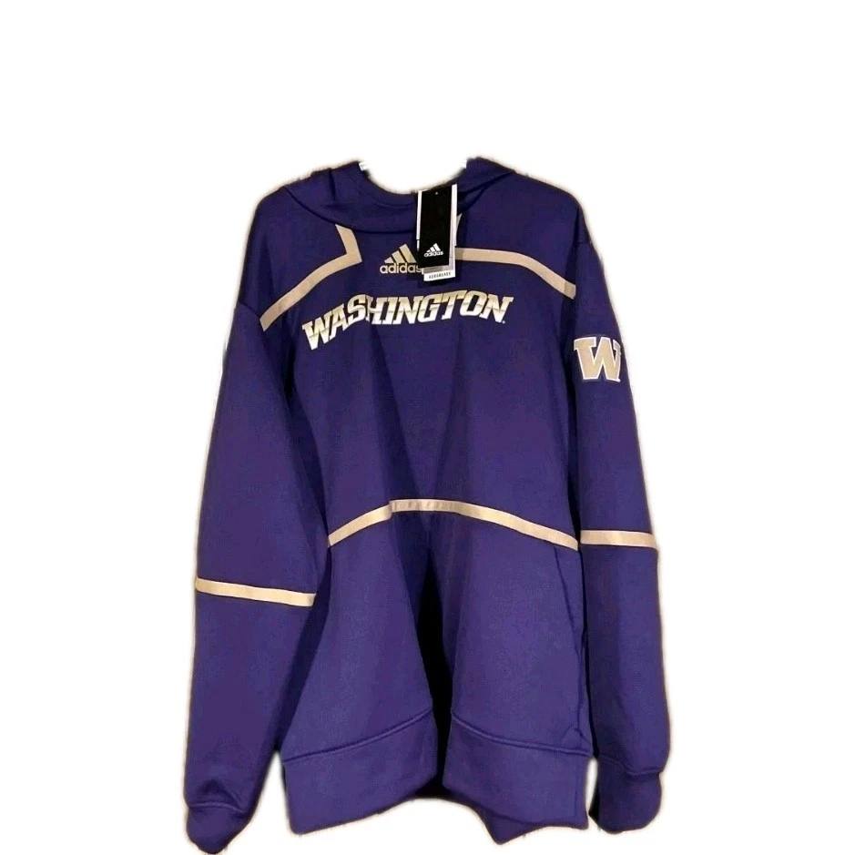 Washington Huskies Adidas Under the Lights AEROREADY Pullover Hoodie -Purple 2XL