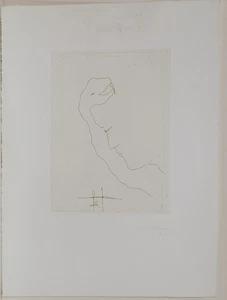Jonas Hafner  /Radierung /Handsigniert/Griffelkunst 206 B 5 - Bild 1 von 3