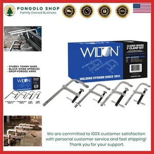 Kit de abrazaderas F Classic Series - 4 abrazaderas F duraderas para proyectos de carpintería y hágalo usted mismo - Imagen 1 de 6