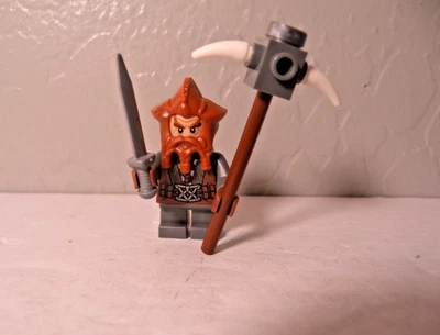Lego Señor de los Anillos Nori Enano Minifigura 79010 Hobbit lor046 Foto 1 de 4