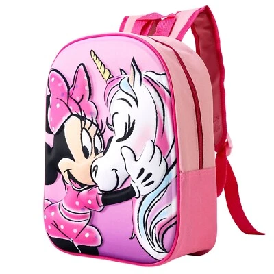 Minnie Mouse Einhorn 3D EVA Rucksack Rucksack Schultasche rosa Disney Mädchen