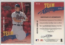 2003 Donruss Champions Team Colors Materials /200 Chipper Jones #TC-16 HOF