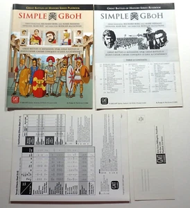 Libro de jugadas simple GBoH 2000 Great Battles of History GMT + módulo Veni, Vidi, Vici - Imagen 1 de 2