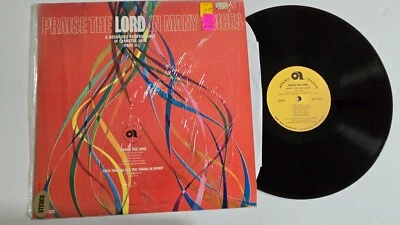 PRAISE THE LORD IN MANY VOICES Vinyl LP Carnegie Hall 1966 Gospel - Imagem 1 de 4