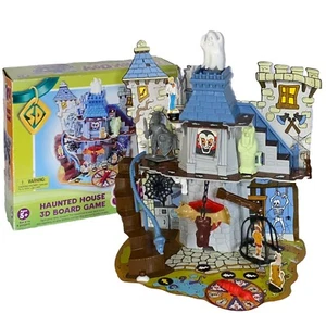 Scooby-Doo Haunted House 3D Board Game Incomplete Missing 2 Small Accessories - Picture 1 of 17
