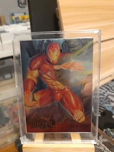 Iron Man 1995 Marvel Metal Blaster Parallel Limited Edition 7 of 18 Chase Card - Picture 1 of 2