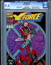 X-Force #2 CGC 9.4  Marvel Comics 1991 1st Weapon X 2nd Deadpool Amricons B8
