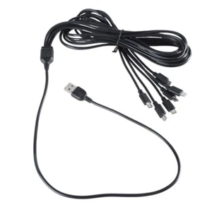 USB to USB 5Pin Power Splitter Cord Wire for Home and Travel Use 150cm Long - Zdjęcie 1 z 8