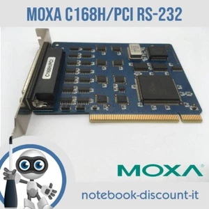 MOXA C168H/pci CONTROLLER SERIALE RS-232 SCHEDA ISA PCI - Imagen 1 de 3