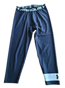 Under Armour Heatgear Base Layer Fitted Pants Boy's Size XL Black - Picture 1 of 5