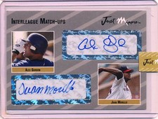 2005 Just Silver ALEX GORDON JUAN MORILLO Dual Auto RC Rare Uncirculated SP 1/25