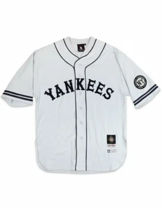CAMISETA NEGRA YANKEE DE BÉISBOL DE LA LIGA NEGRA GRIS EDICIÓN LIMITADA - Imagen 1 de 2