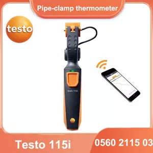 Testo 115i Temperaturfühler Rohrschelle Thermometer für Heizung Kühlsysteme - Bild 1 von 9