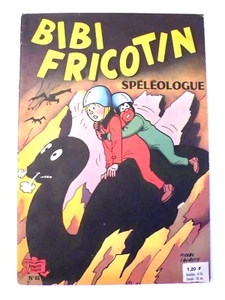 BIBI FRICOTIN SPÉLÉOLOGUE LACROIX N°61 JEUNESSE JOYEUSE BROCHÉ 1963 BON ÉTAT - Imagen 1 de 7