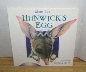 Hunwick's Egg by Mem Fox Signed Copy HC Book w/ Dust Jacket Autographed Title Pg - Bild 1 von 5