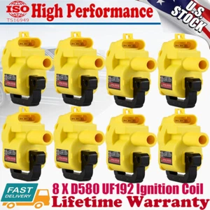 8 Pack High Performance Ignition Coil Set For Chevy GMC LS1 LS6 D580 C1144 UF192 - Picture 1 of 10