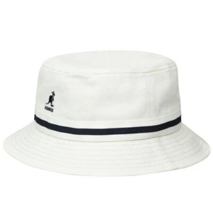 Kangol Streifen Lahinch Eimermütze K4012SP weiß Größe S - Bild 1 von 2