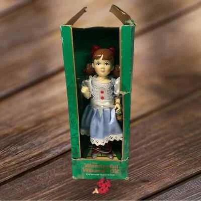 Dorothy Kurt S. Adler Wizard of Oz Nutcracker Dorothy w/ bouquet 12" creepy - Image 1 of 4