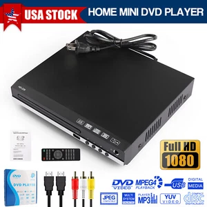 1080p DVD Player All Region Free DVD CD USB Player with HD+RCA Output US C7N0 - Picture 1 of 14