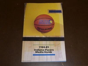1984 1985 INDIANA PACERS NBA BASKETBALL  MEDIA GUIDE EX-MINT - Picture 1 of 1