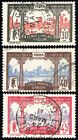 Gabon Stamps # 40-42 Used VF Scott Value $100.00