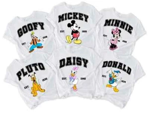 Classic Disney Character T-Shirts Collection,Family vacation shirts - Picture 1 of 5