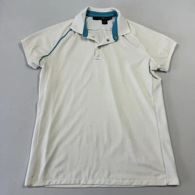 Ralph Lauren RLX Women's Polo Shirt Snap Button Performance Short Sleeve White M - Image 1 of 4