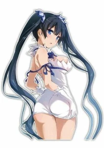 Hestia DanMachi Anime Car Window Bike Decal Sticker 004 - Picture 1 of 1