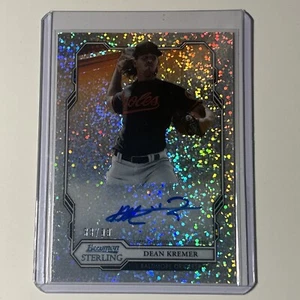 Dean Kremer Auto 2019 Bowman Sterling Speckle Ref. Ser # Of 99 Card # DSPA-DK - Picture 1 of 9