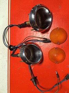 Front Driving/Turn Signal Lights and Gaskets For 1965- 1966 Fird Mustang - Picture 1 of 4
