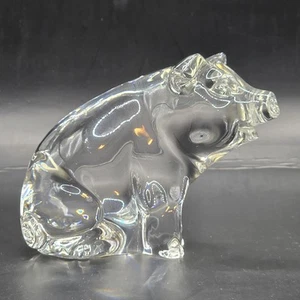Year of the Pig Princess House Pets Crystal Au Ploumb 24% Lead Crystal PIG - Picture 1 of 6