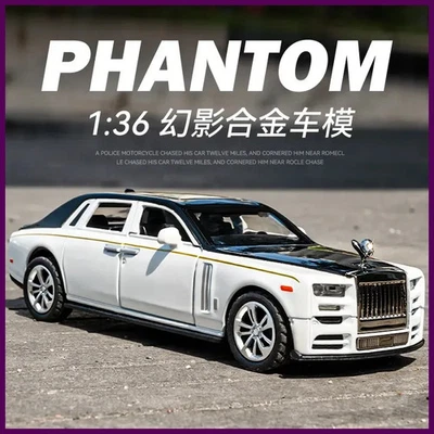 Rolls Royce Phantom sedán 1:36 alta simulación diecast aleación de metal modelo coche Foto 1 de 4