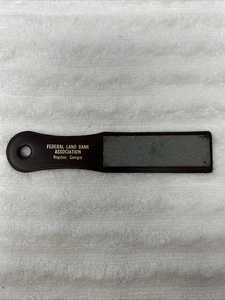 Federal Land Bank Assoc. Royston, Georgia USA Sharpening Stone Advertisement - Picture 1 of 10