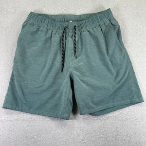 Pantalones Cortos Hebilla Departwest Para Hombre L Verde Calce Clásico Elastizados Cinch Tie 6” Entrepierna - Imagen 1 de 11