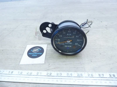 Yamaha DT100 1974 Enduro Y20961) velocímetro velocímetro medidor funciona Foto 1 de 4