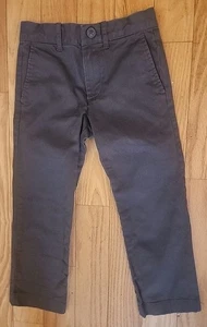 Boy Size 5 Slim Crewcuts Gray Pants - Picture 1 of 3